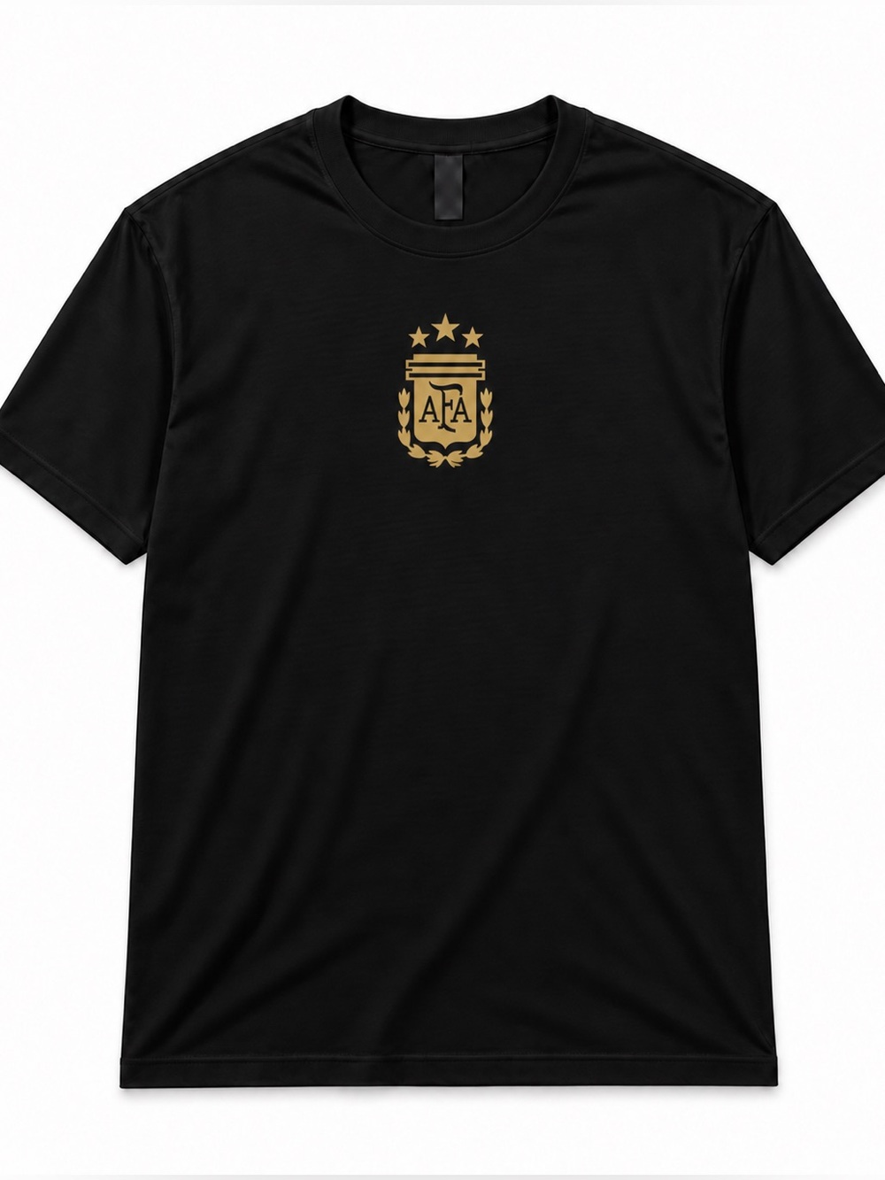 Messi World Cup 2022 Champion Men's Black Graphic Soccer Trophy Tee